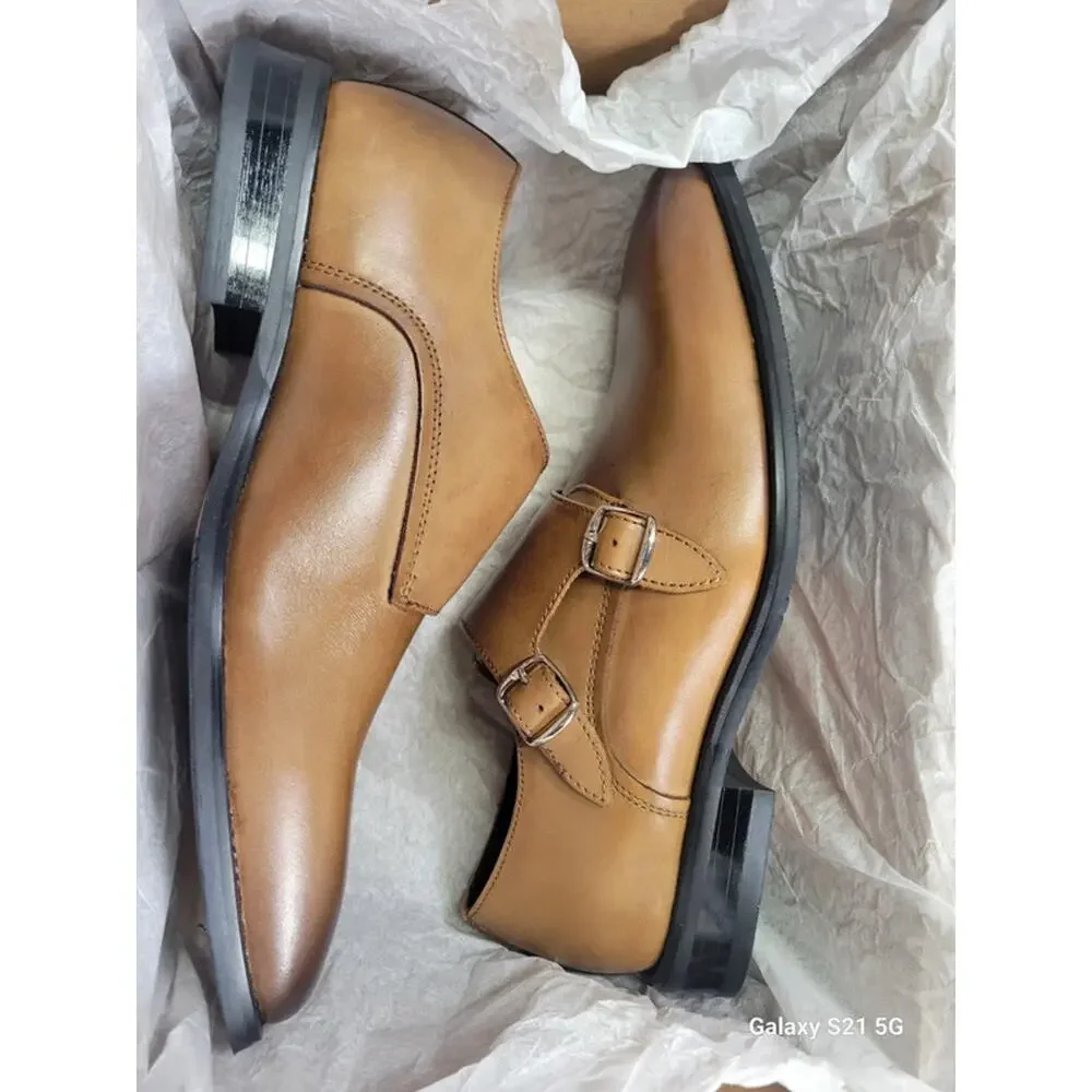 La Milano Men's Double Monk Strap Dress Shoe